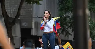 ভেনেজুয়েলার নির্বাচনের পর থেকেই আত্মগোপনে ছিলেন নোবেল জয়ী মাচাদো